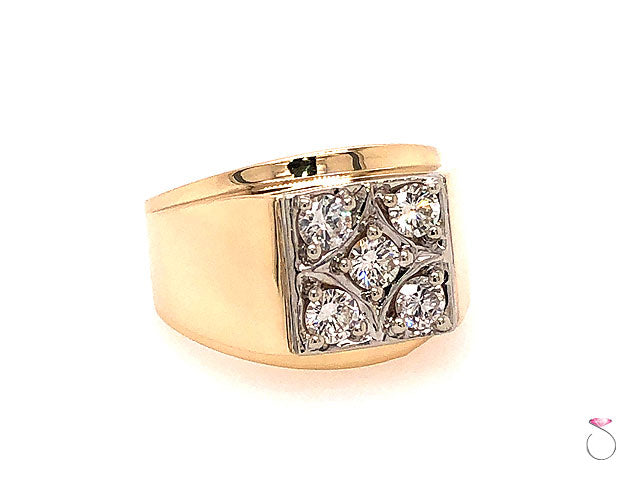 Men's Radiant Cut Diamond Ring – Hamra Jewelers